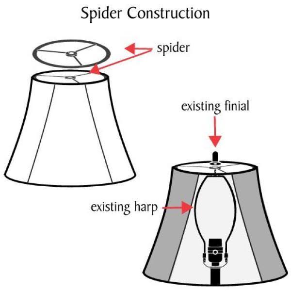 Off White Hardback Empire Lamp Shade O841