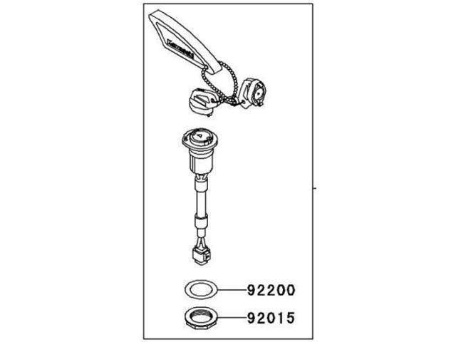 Jet Ski 1100 STX Ultra 130 D.I. Assembly Main Switch U85171