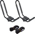 2PCS J-Bar Kayak Roof Rack with 2 7.2Ft Ratchet Lashing Straps V808