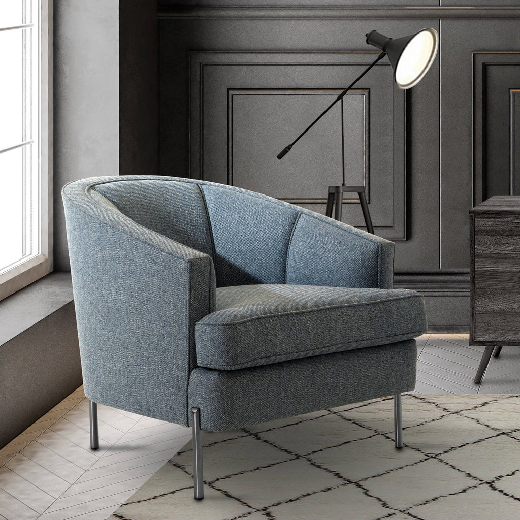 Blue Club Chair F378