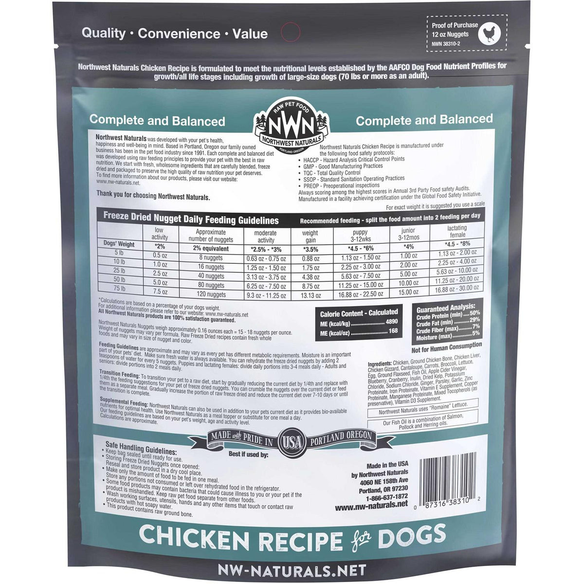 Freeze-Dried Raw Dog Food C311