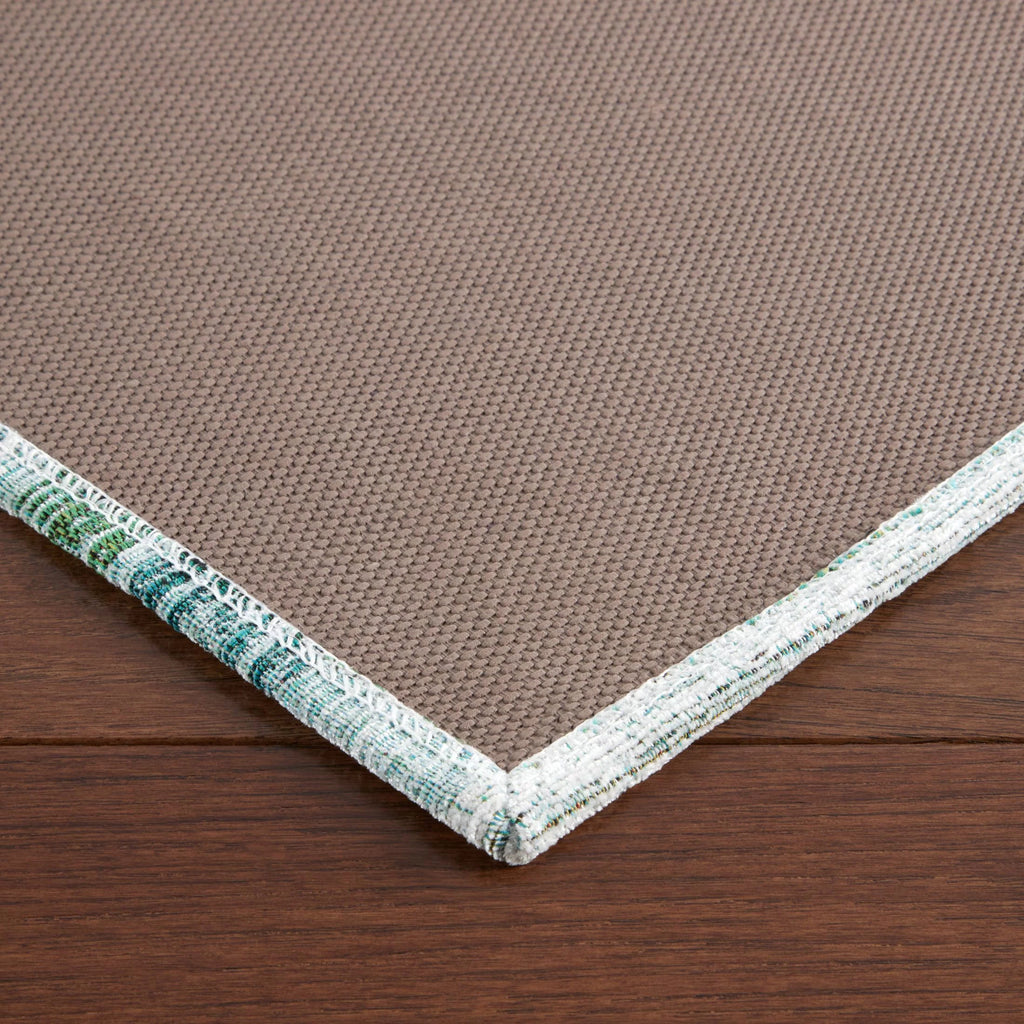 Mint Green/White 20"x36" Kitchen Mat O613
