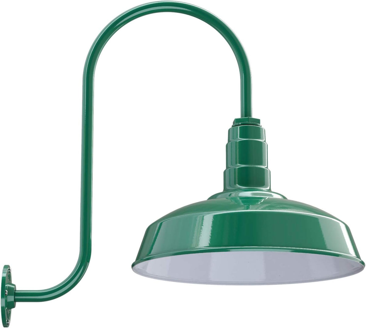 Gooseneck Barn Light 23 Gooseneck Matte Black U29999