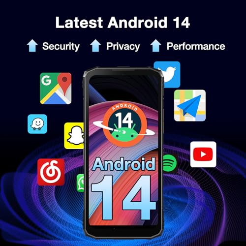 20GB RAM 256GB ROM 6.56'' 90Hz Display 50MP Camera 5150mAh Battery IP68/IP69K Waterproof Rugged Smartphone M314