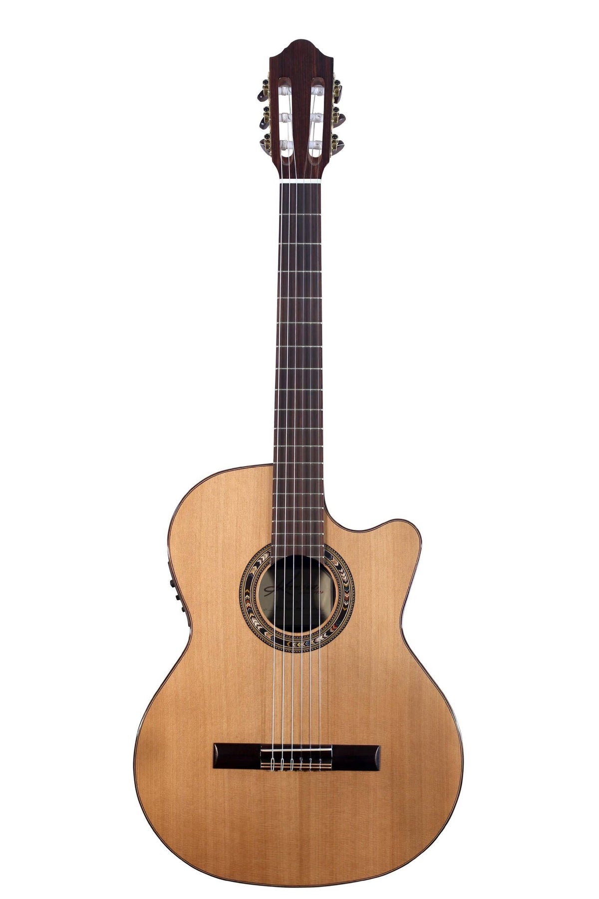 Natural Cutaway Acoustic-Electric Nylon Guitar R32647