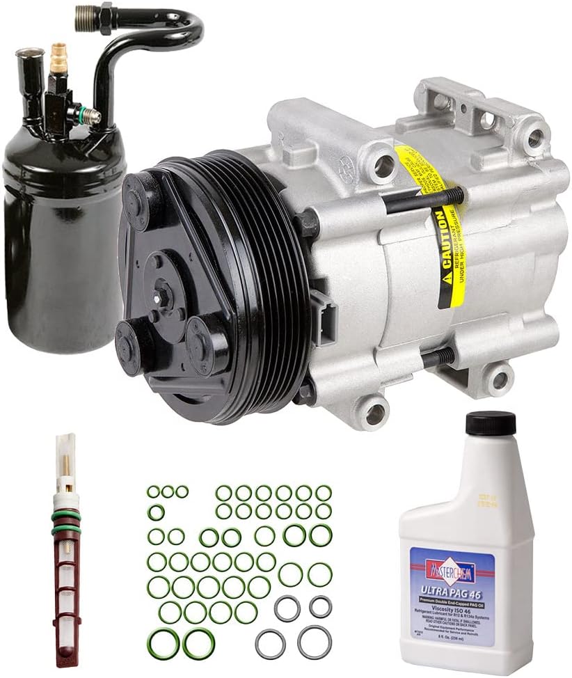 AC Compressor & A/C Kit For 1994 Ford Ranger V6 Mazda B3000 B4000 R134a Air Conditioning H3345