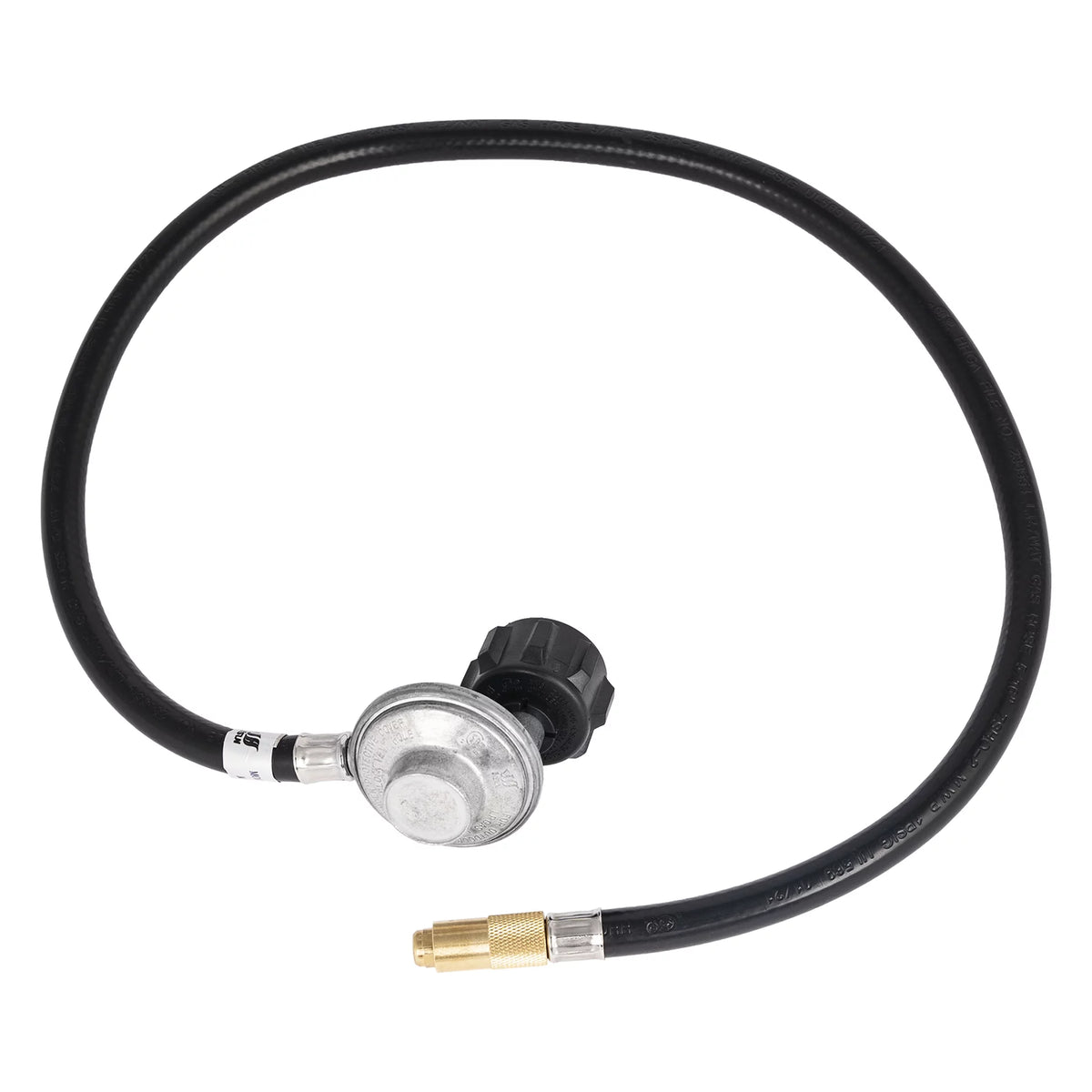 Rubber Propane Griddle Adapter Hose with Regulator U961