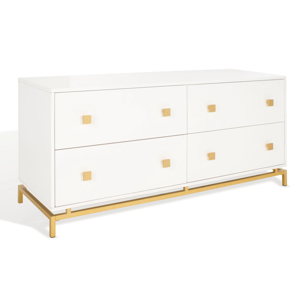 White 4-Drawer Dresser W65300