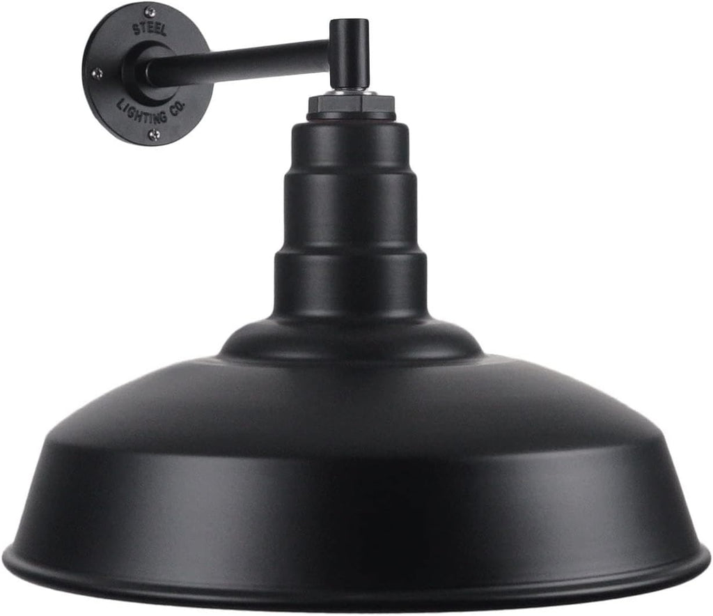 Gooseneck Barn Light 23 Gooseneck Matte Black U29999