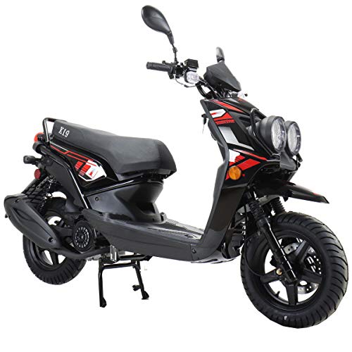 150cc Gas Moped with 12" Aluminum Wheels Q9035