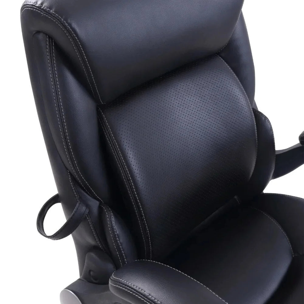 Black Bonded Leather Office Chair A6583