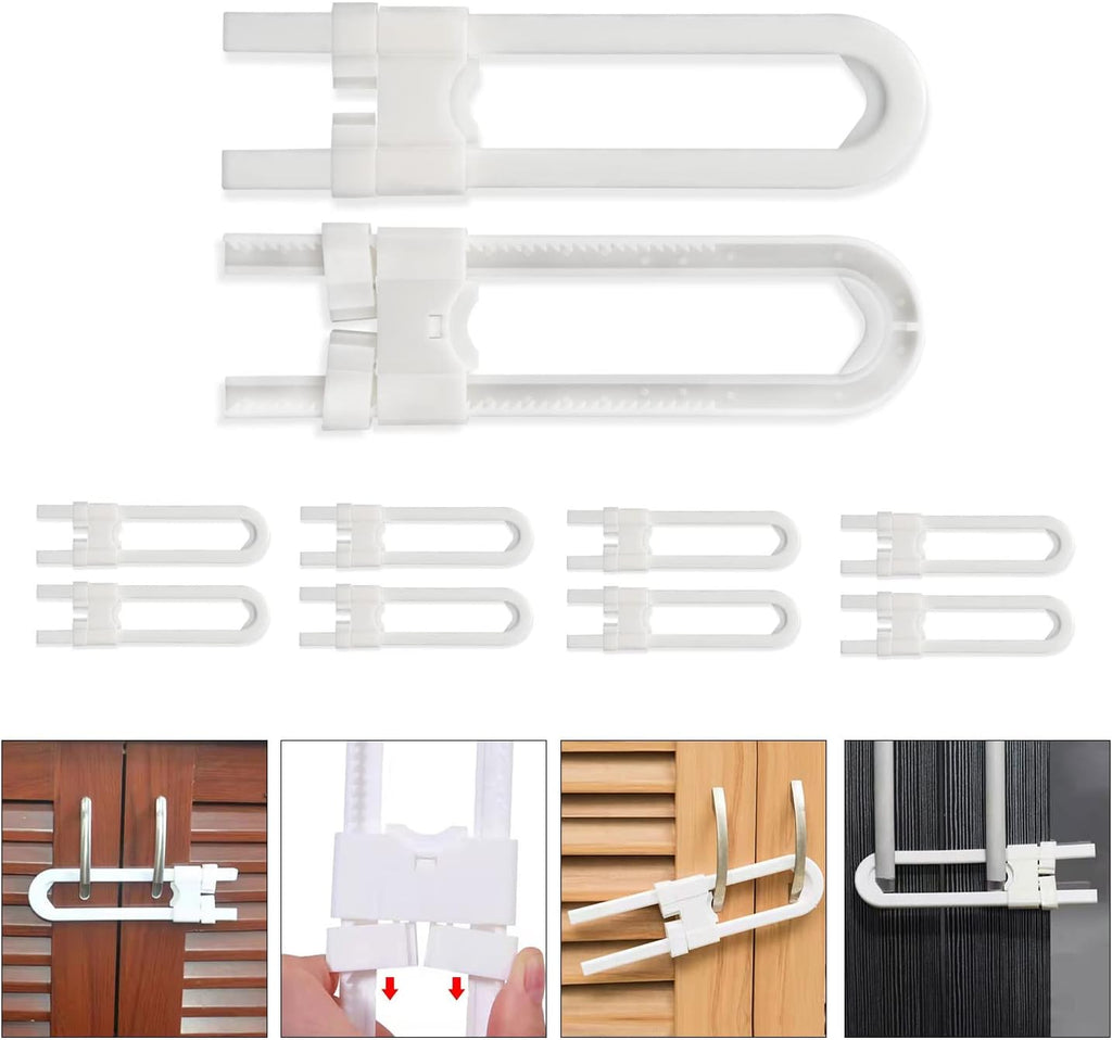 Child Safety Cabinet Locks Drawer Locks 10-Pack T521