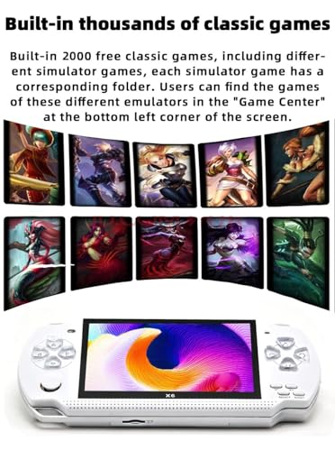 4.3 inch 8GB 2000 Games Handheld Game Console B95485