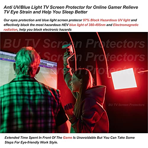 43-65 Inch Monitor TV Screen Protector Anti-Glare Anti-Scratch Anti Blue Light Film X4441