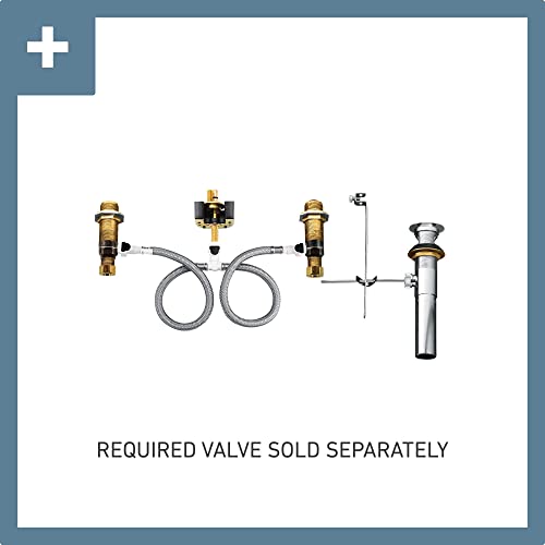 Oil-Rubbed Bronze Two-Handle Widespread Bathroom Faucet Trim Kit V13130