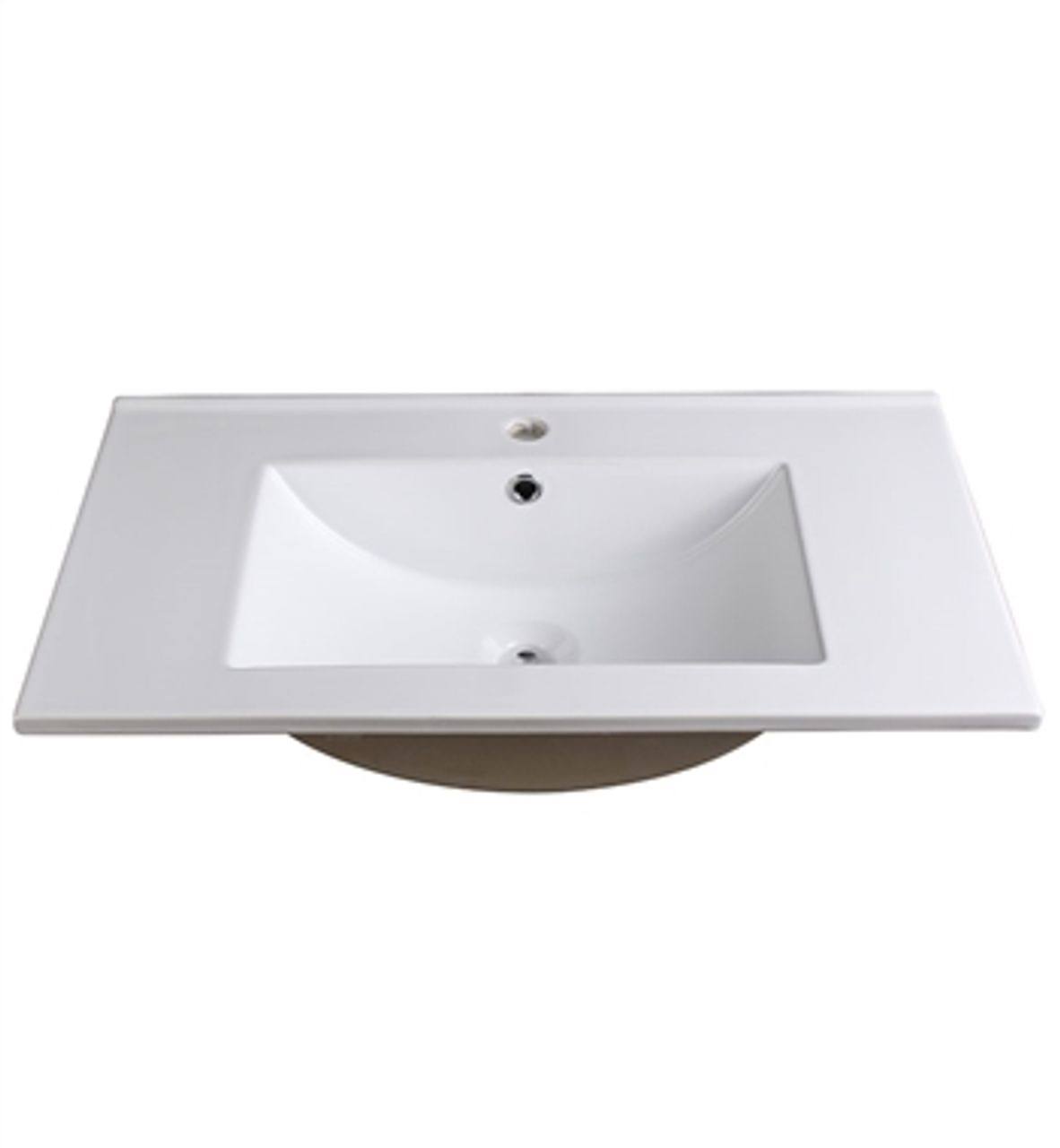 White Integrated Sink and Countertop M818600