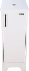 13 inch White Free Standing Bathroom Vanity J56230