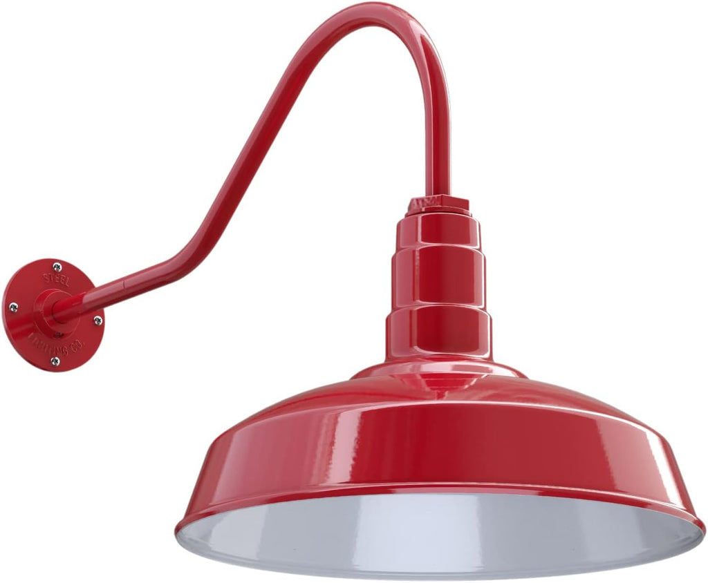Gooseneck Barn Light 23 Gooseneck Matte Black U29999
