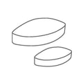 PTFE-Coated Magnetic Stirrer Bar, 5 Piece M67986