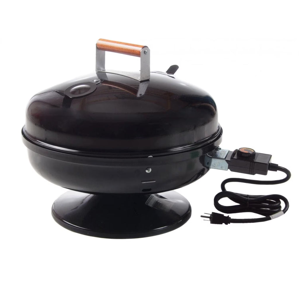 1500-Watt Portable Electric Steel BBQ Grill - Black W130473