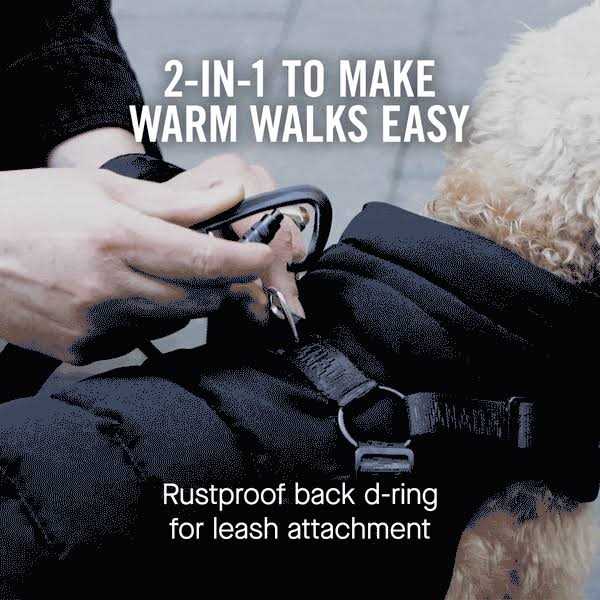 Black Puffer Harness L530491