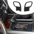 Red Carbon Fiber Gear Shift Knob Cover Trim R638