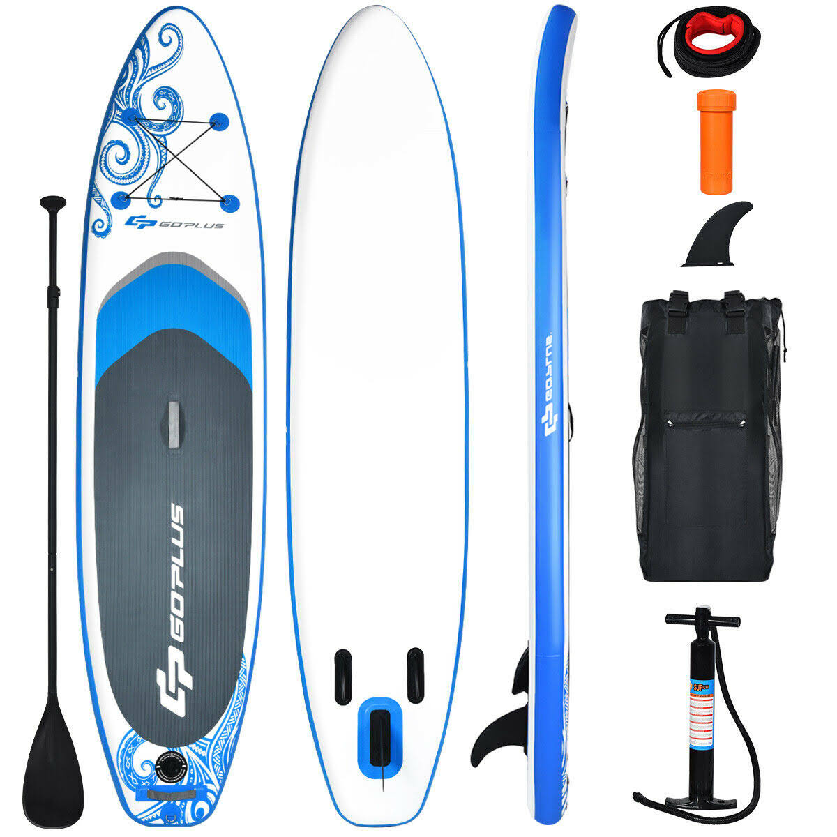 Inflatable Adjustable Paddle Board with Carry Bag X527119