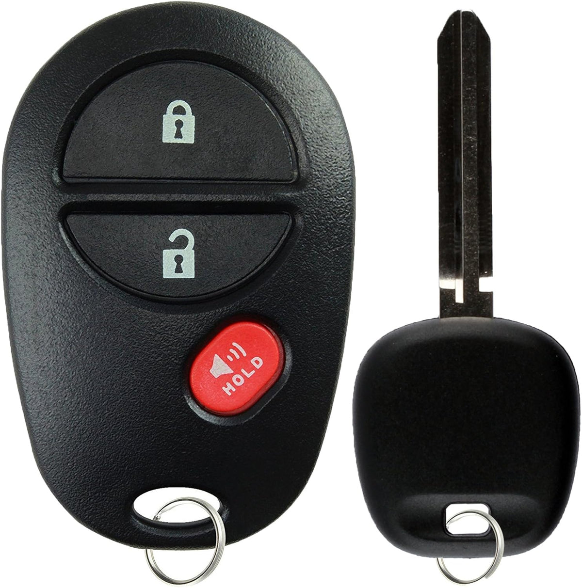 Keyless Entry Remote Car Key Blank Pack of 2 L15244