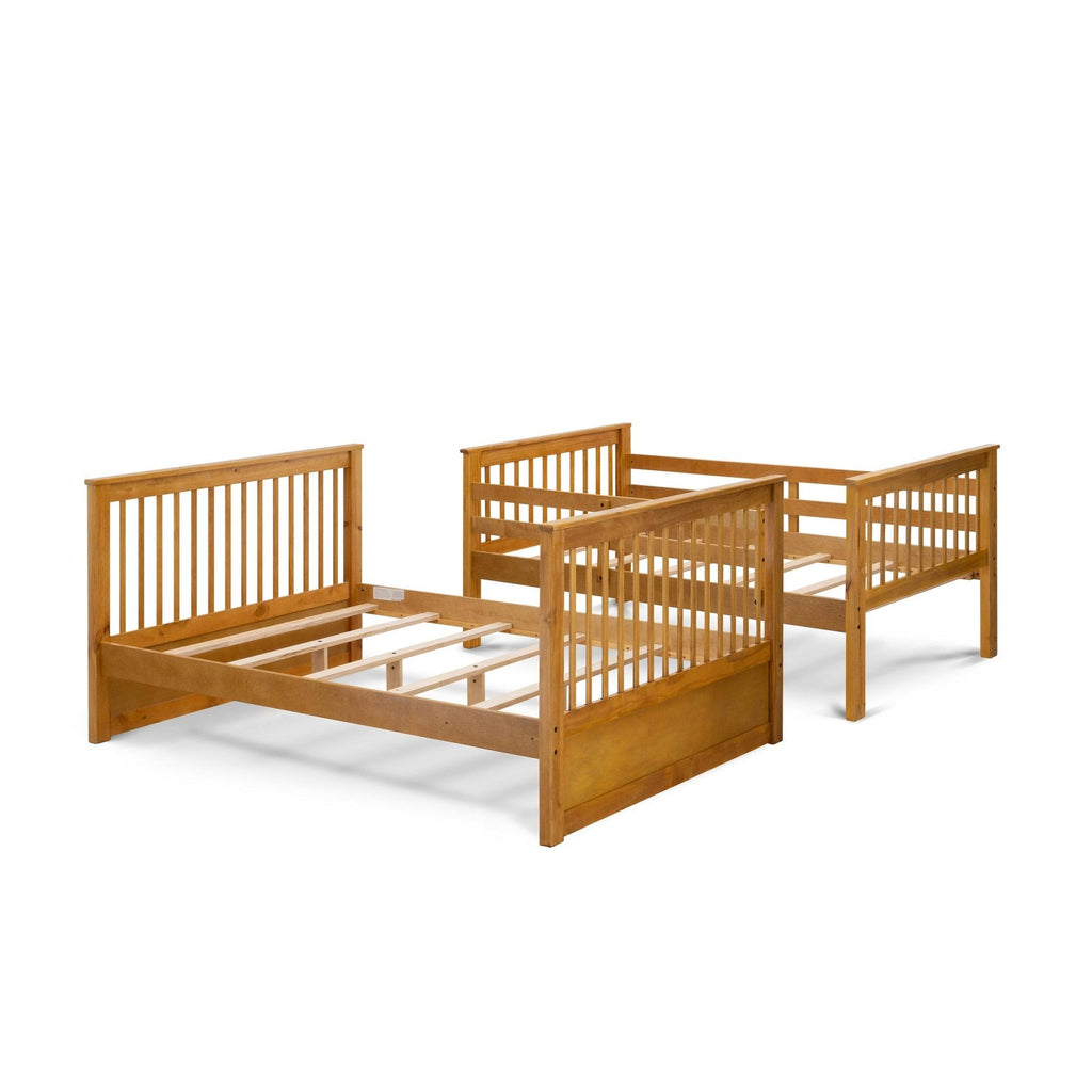 Oak Youth Bunk Bed V8388