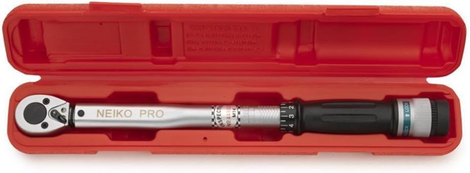 3/8" Drive Adjustable Click Torque Wrench, 15-80 Foot-Pound, Chrome Vanadium Steel, 14" Length, Pack of 2 P303