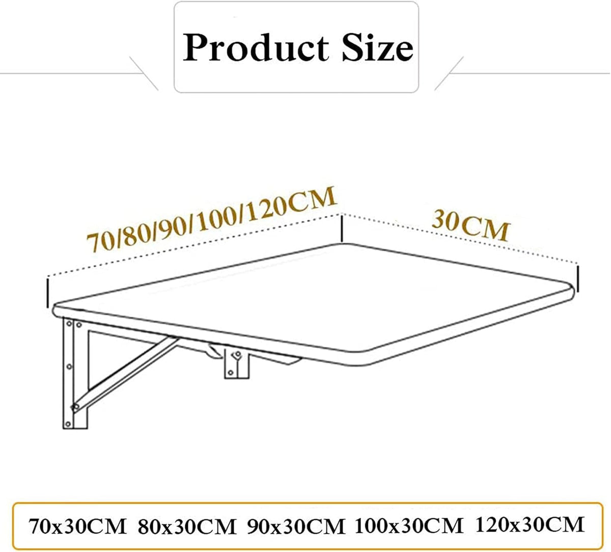 Wall Mounted Fold Down Desk H1356
