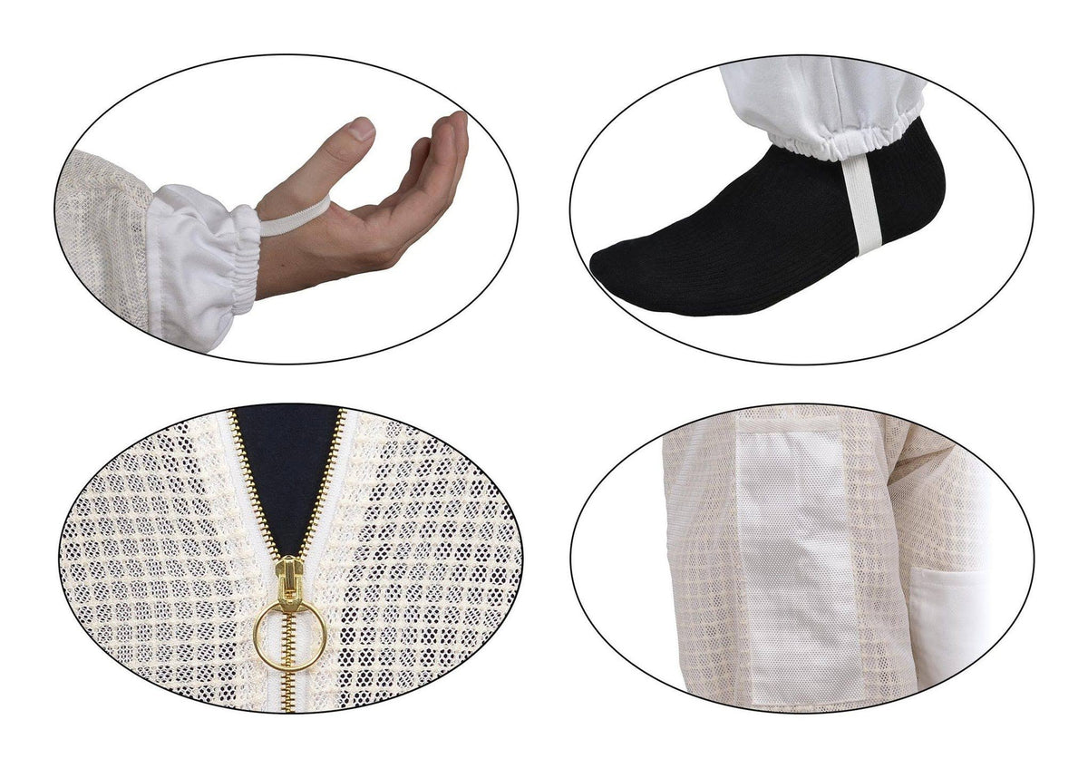 Aerated Beekeeping Suit with Square Veil V3059