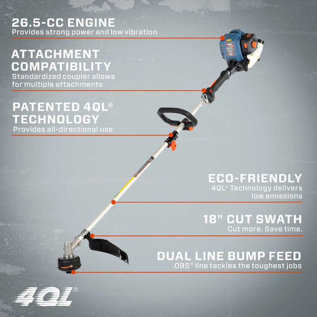 31 cc 4-Cycle Gas Powered String Trimmer I3718