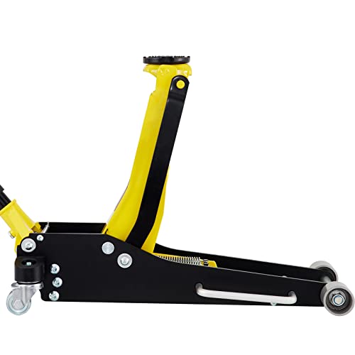 3 Ton Low Profile Aluminum Steel Racing Floor Jack with Dual Pistons Quick Lift Pump U9773