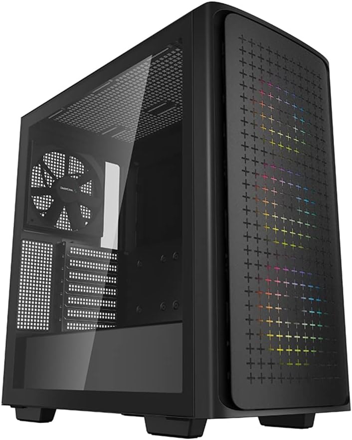 White Mid-Tower ATX Case with 3X 120mm ARGB Fans B65617