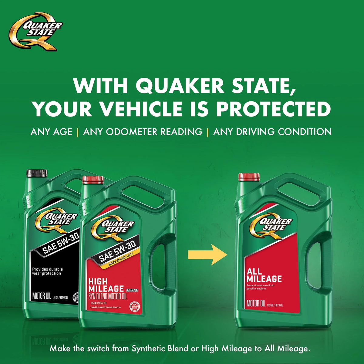 10W-30 Motor Oil, 1 Quart Y70235