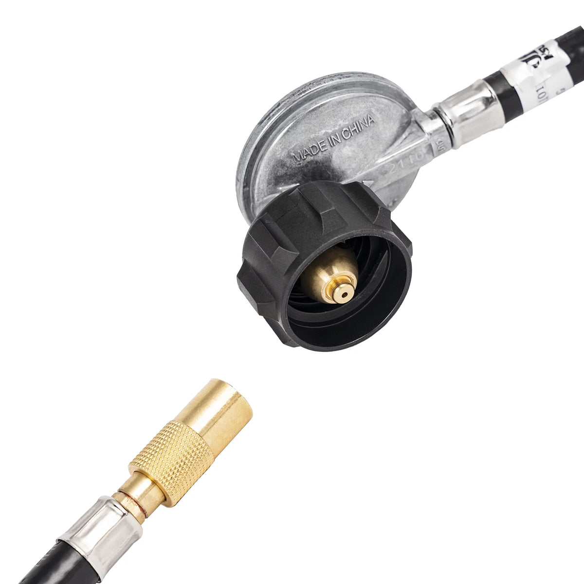 Rubber Propane Griddle Adapter Hose with Regulator U961