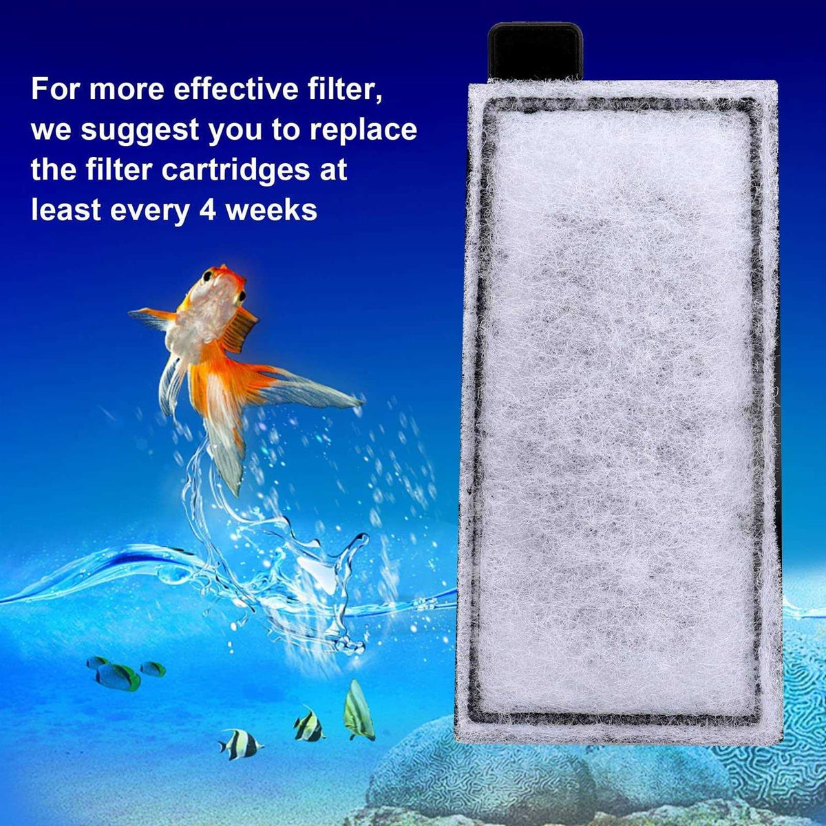 8 Pack Aquarium Filter Cartridge R845