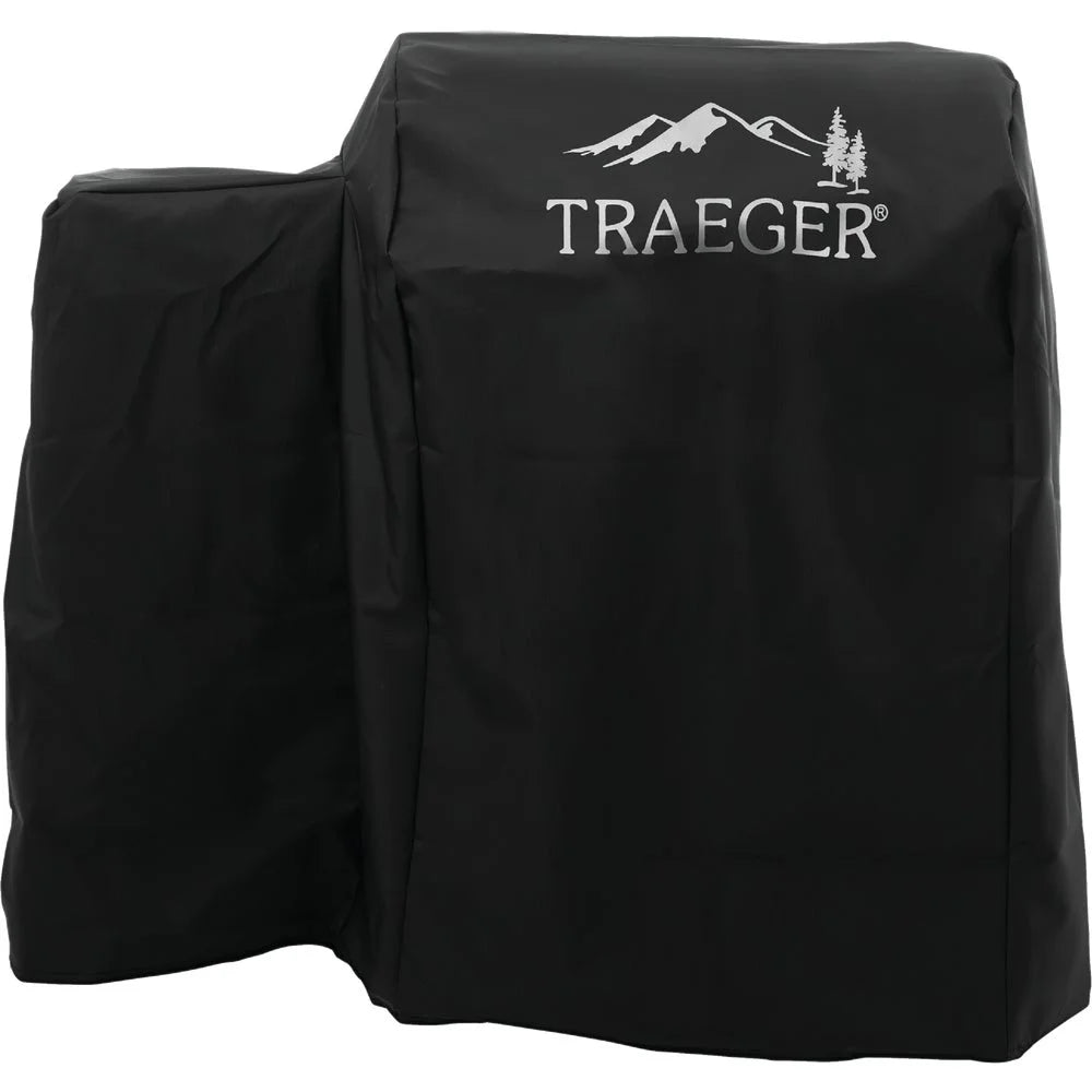 Black Polyester Full-Length Grill Cover X1342