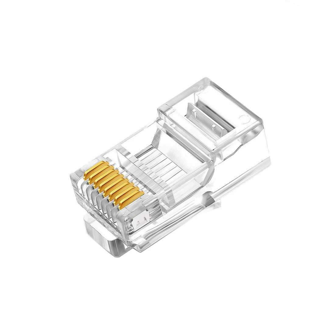 100 Pcs Cat7 RJ45 Metal Shielded Connectors H835155