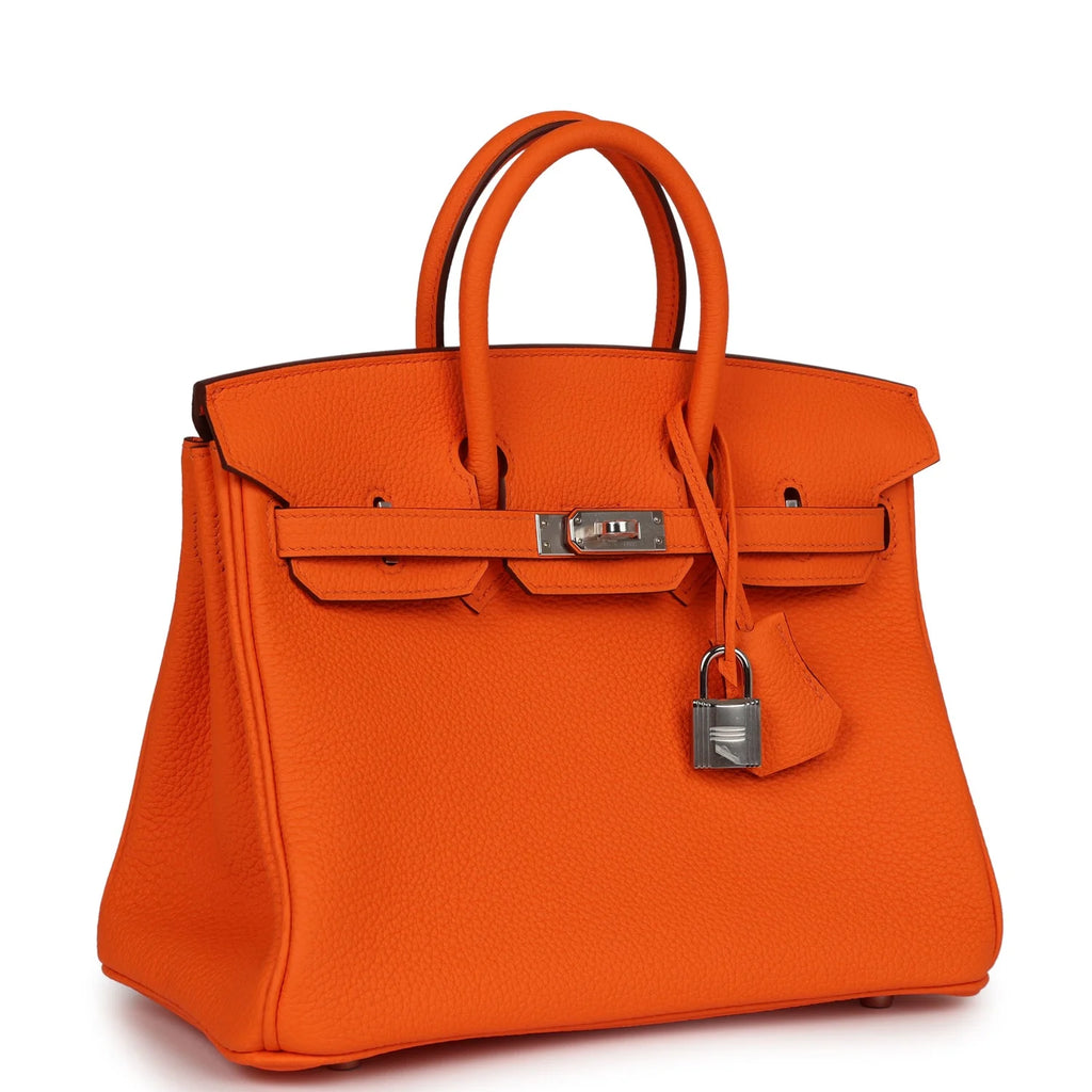Orange Togo Leather Handbag Y917007