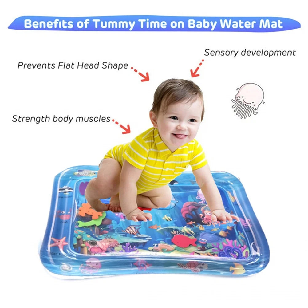 Sky Blue Inflatable Baby Activity Pad S3968