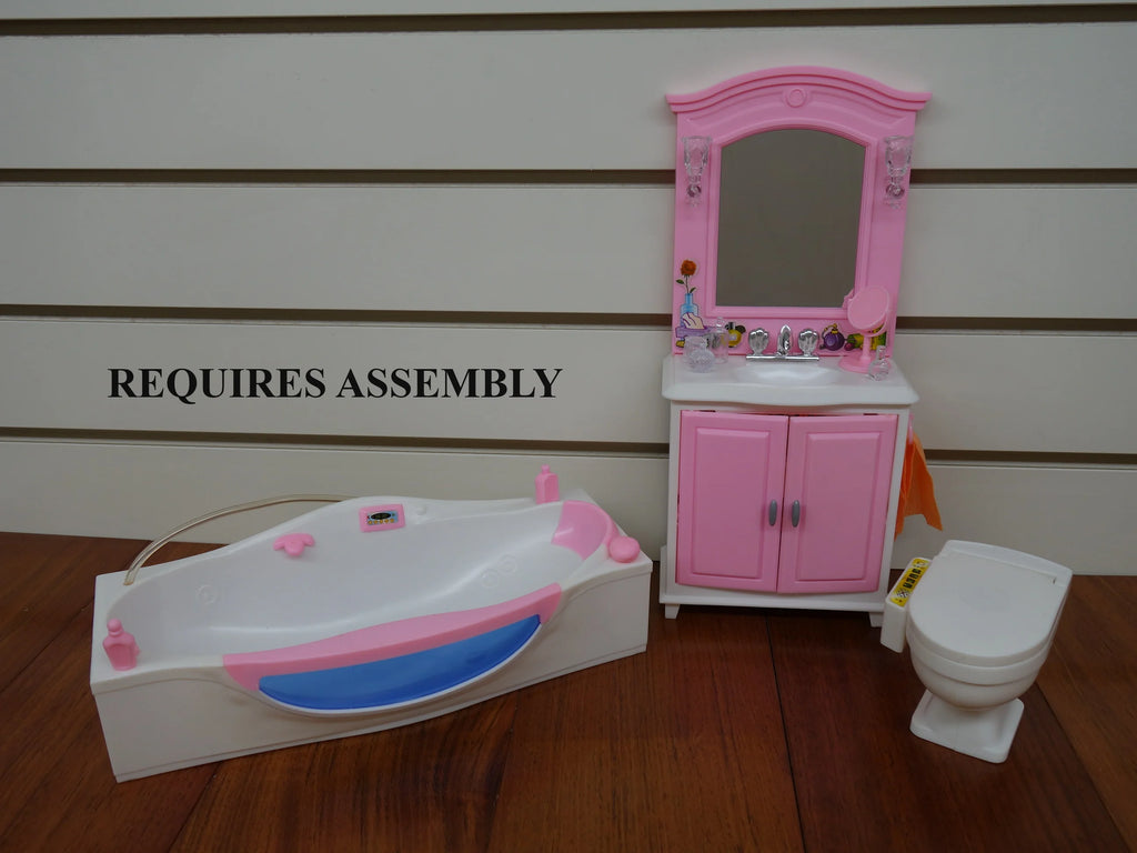 Bathroom Play Set for 11.5" dolls D595286