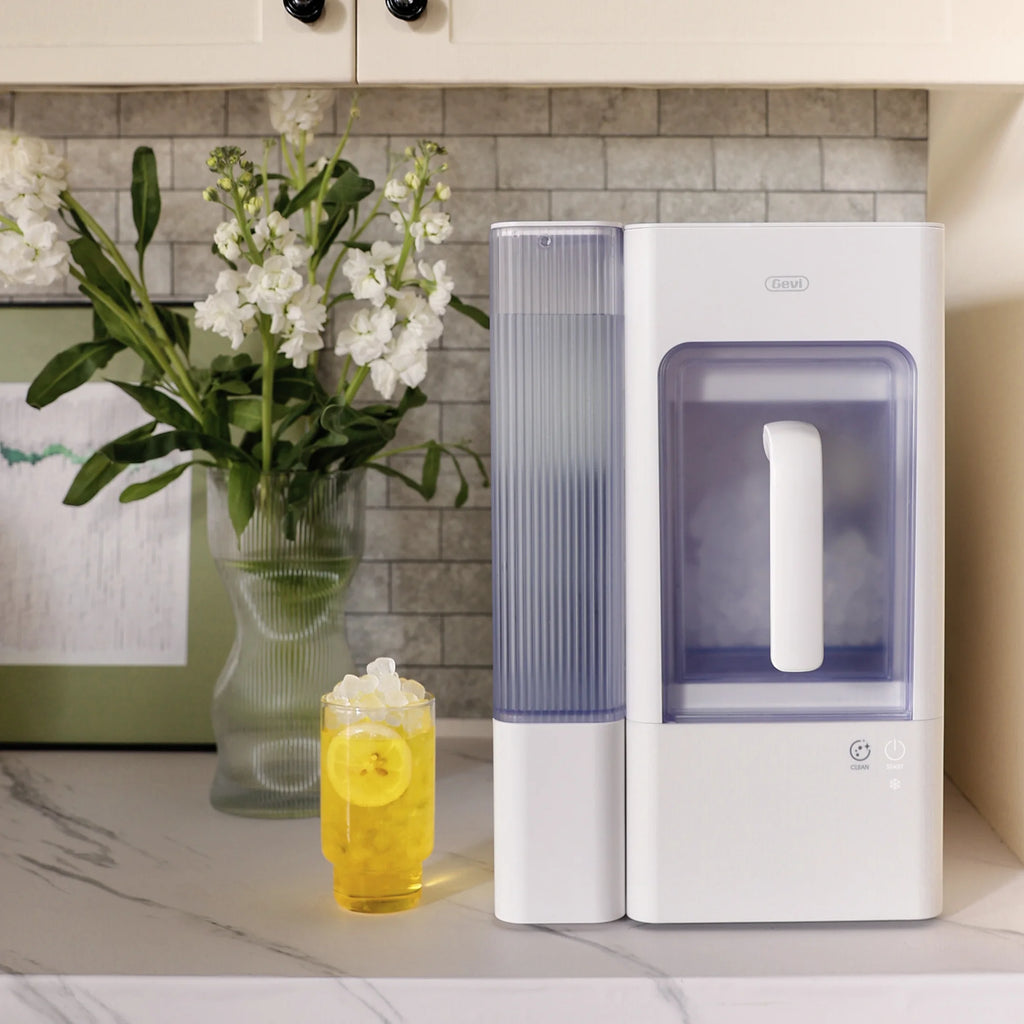 White Countertop Ice Maker with Soft Chewable Ice A532