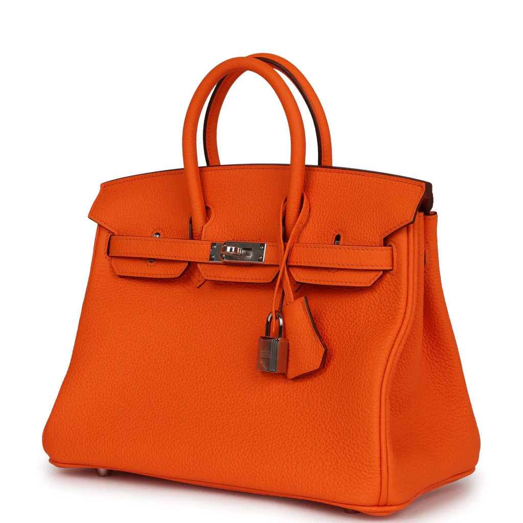 Orange Togo Leather Handbag Y917007