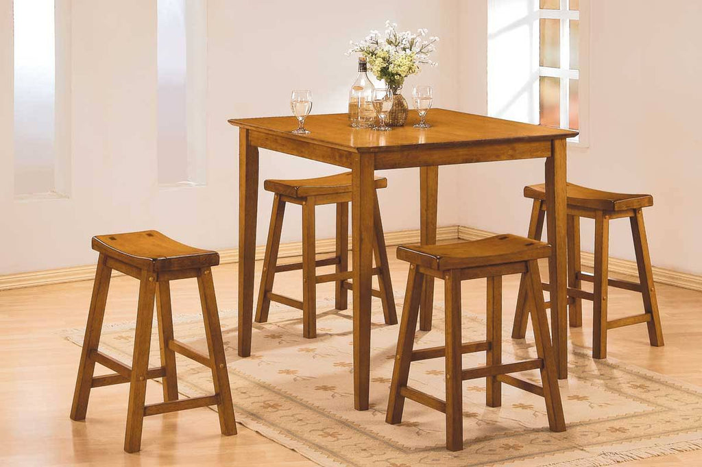 Oak Stool Set of 2 N6305