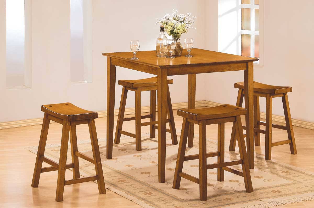 Oak Stool Set of 2 N6305