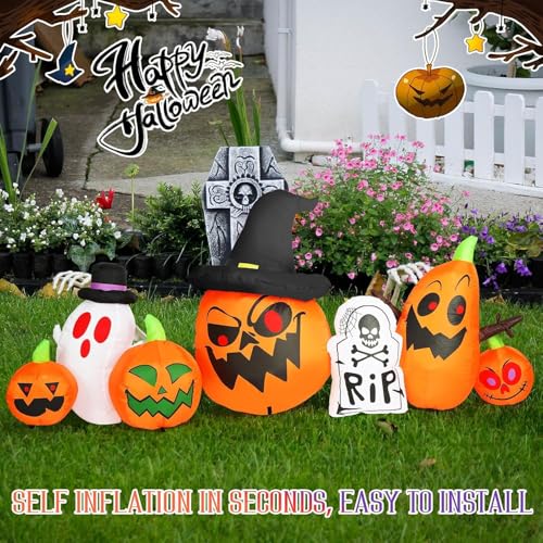 8FT Halloween Inflatable Decorations with LED Lights V84161