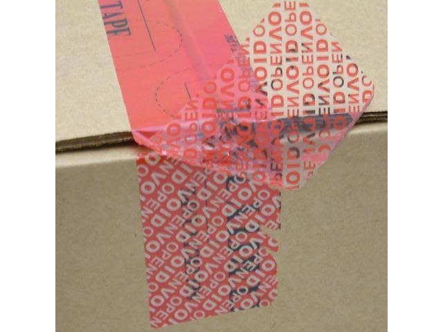 Tamper Evident Carton Sealing Tape 3 in. x 55 yds. Y393
