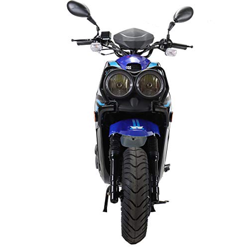 150cc Gas Moped with 12" Aluminum Wheels Q9035
